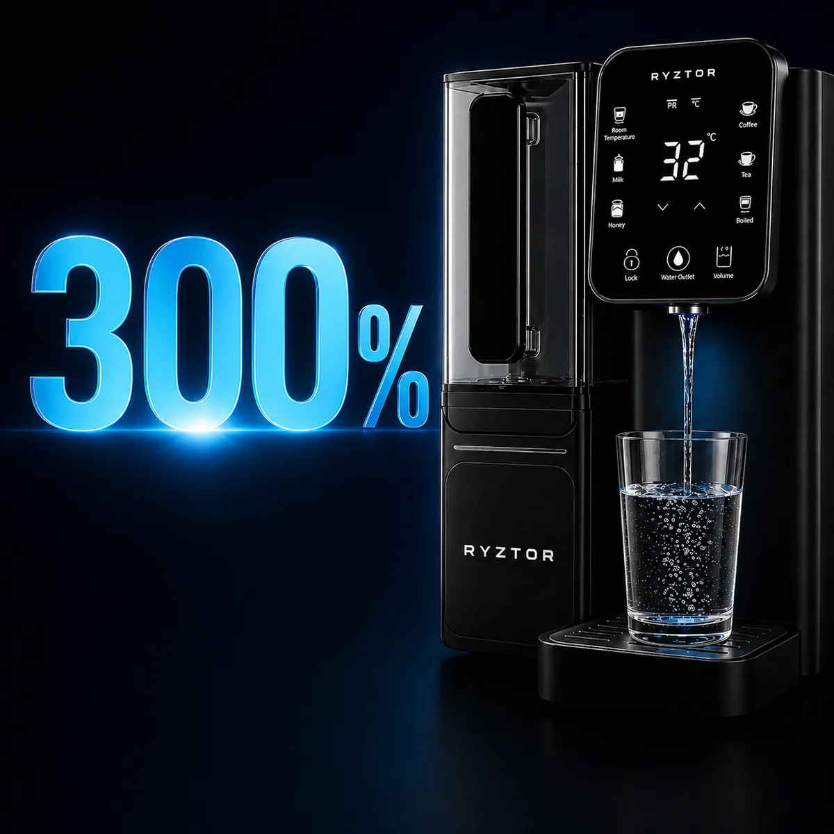 Ventas y ganancia del purificador RYZTOR