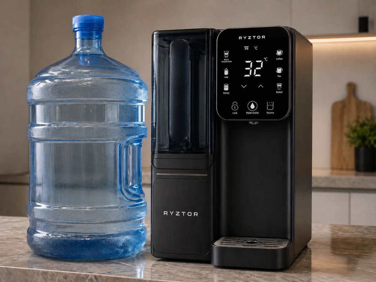 Calculo de gasto mensual en bidones de agua